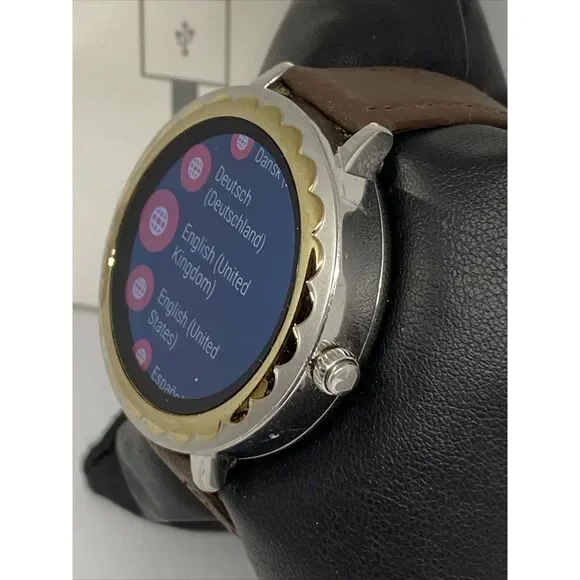 Kate Spade Gen 3 KST2007 Women's Leather Digital Touch Dial Smart Watch CO469 - Picture 4 of 12